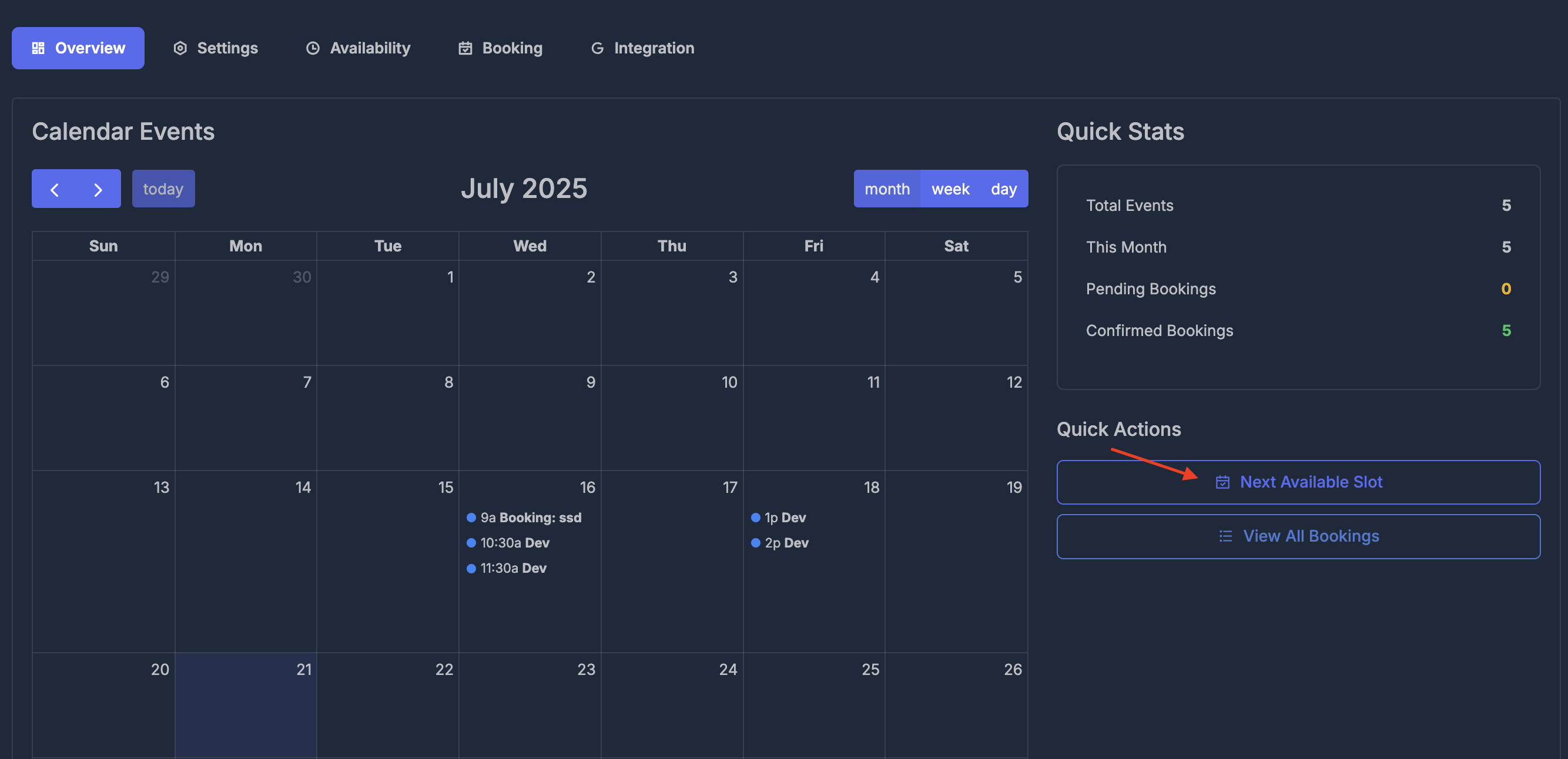 calendar
