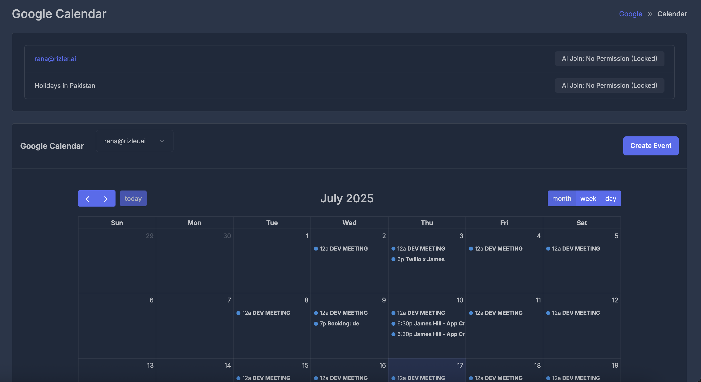 calendar