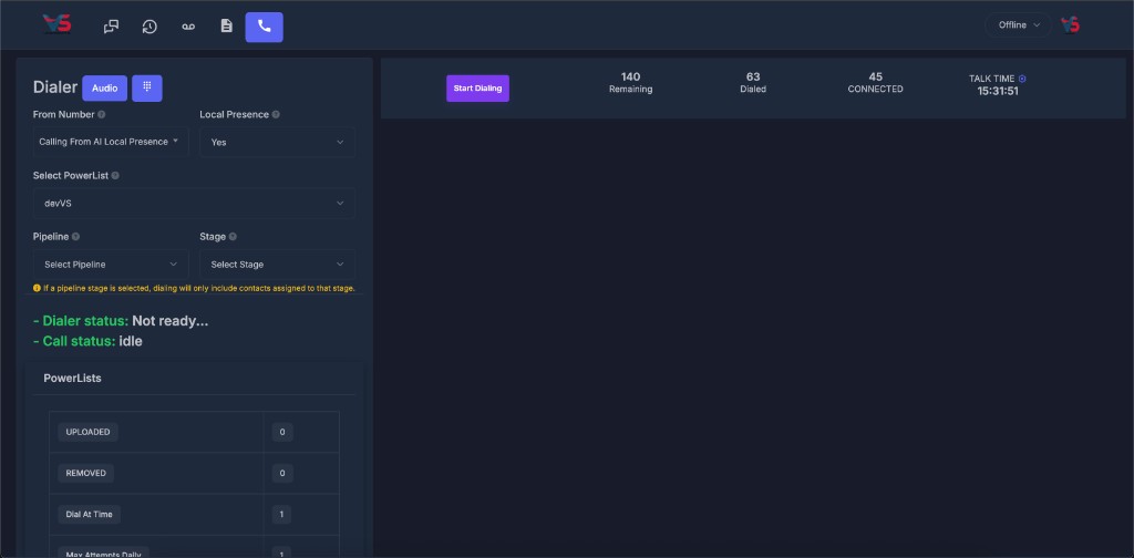 Power Dialer Overview